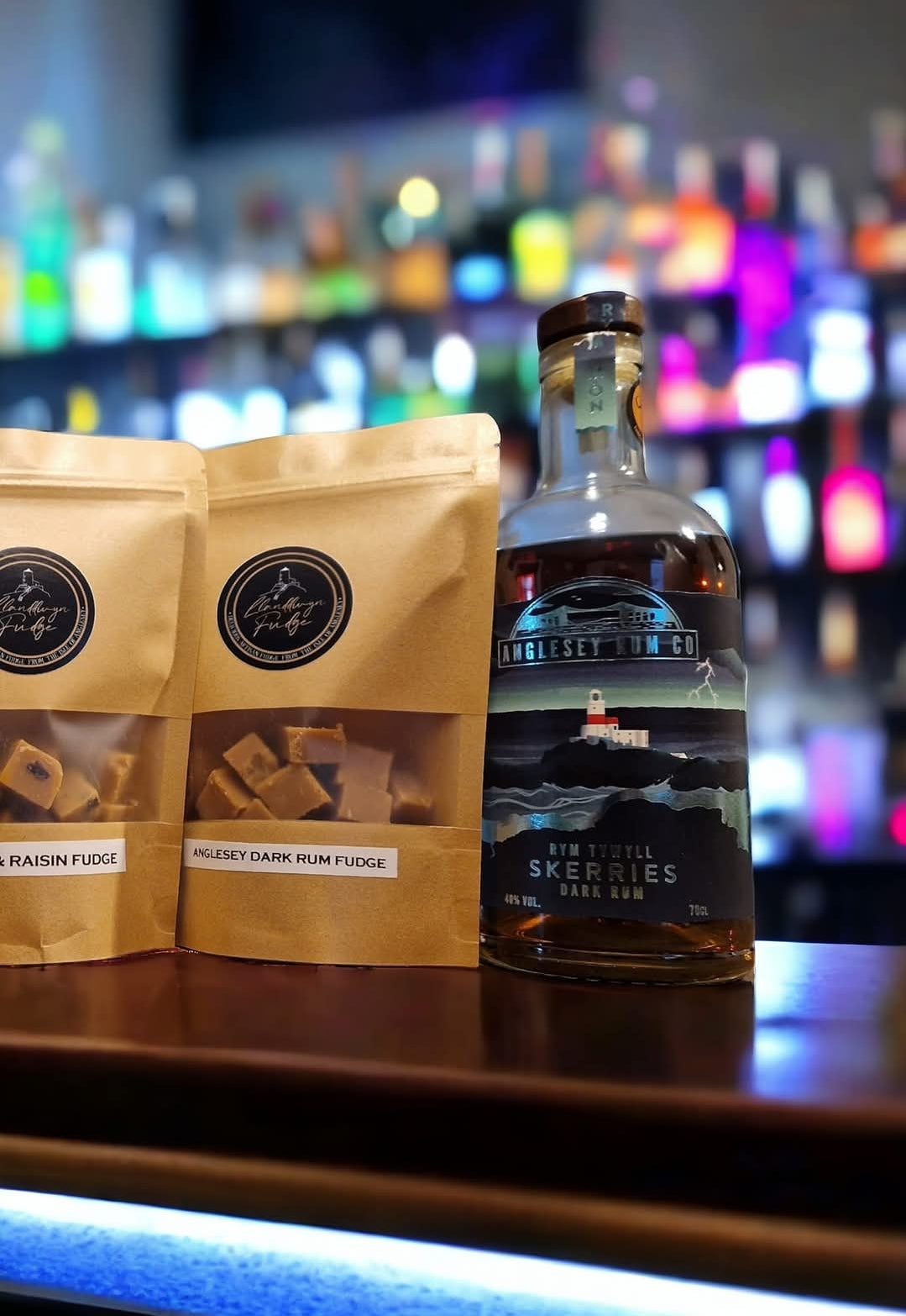Anglesey Rum & Raisin Fudge 3 pack. (3 x 150g)