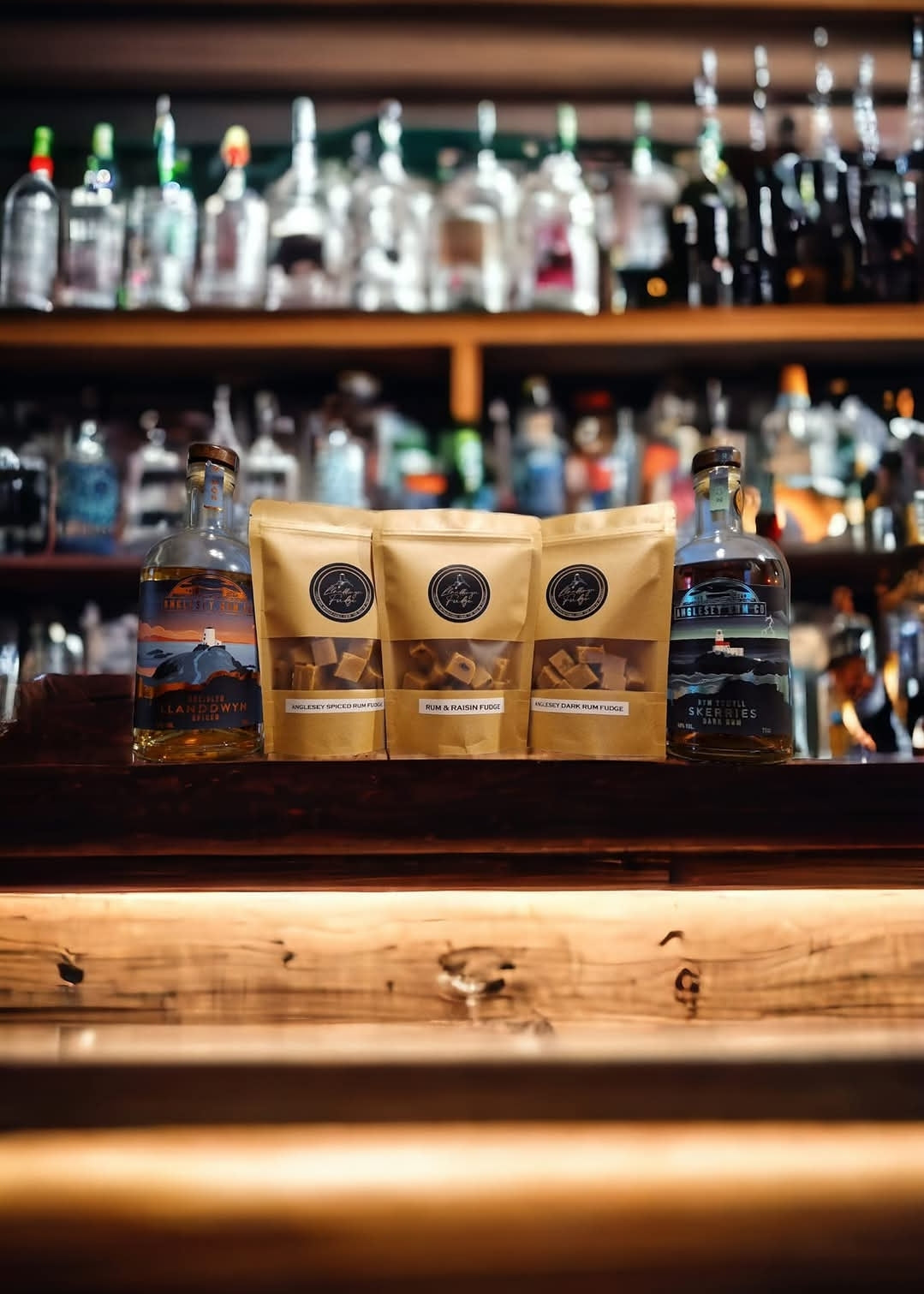 Anglesey Rum & Raisin Fudge 3 pack. (3 x 150g)