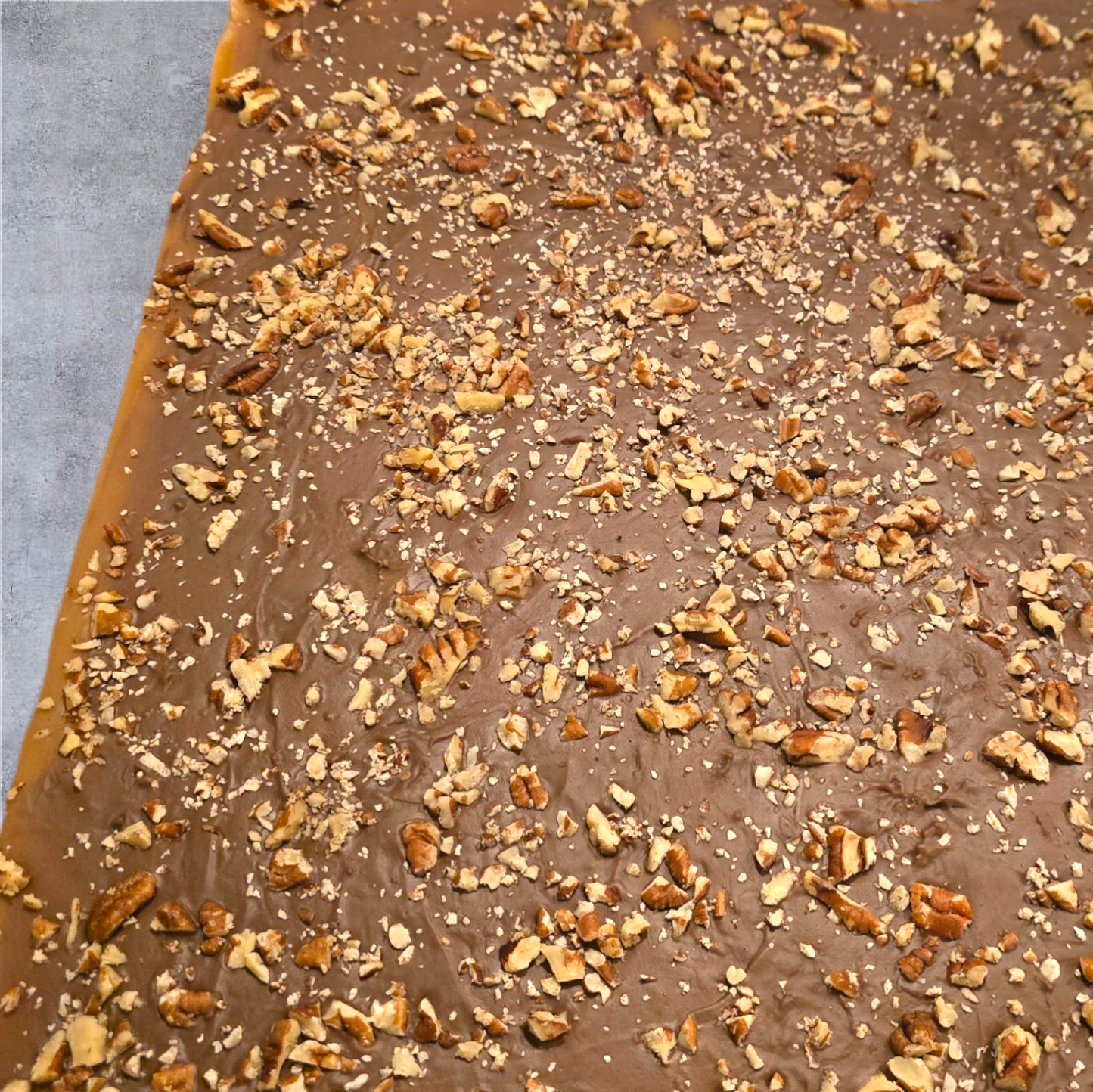 Crispy Toffee with milk choc, Pecan and Sea salt. (3 pack)