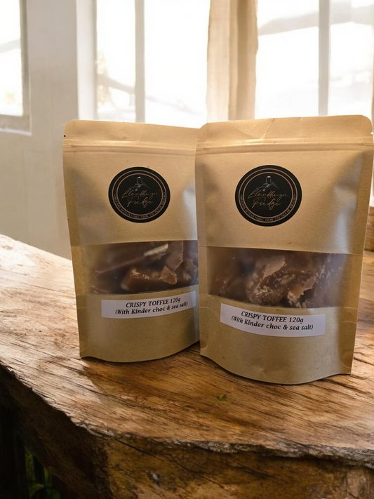 Crispy Toffee with Kinder choc & sea salt (3 pack)